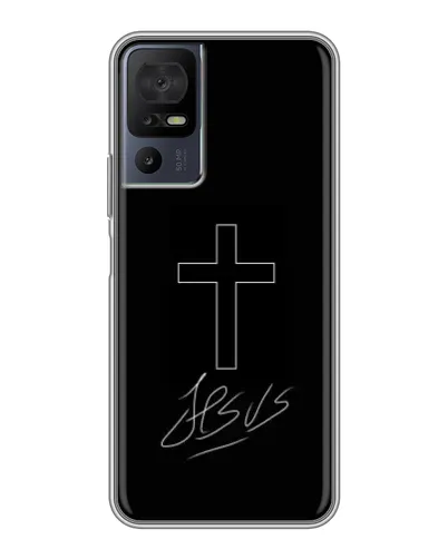 Чехол для ZTE nubia Z80 Ultra с картинкой «Графический крест Jesus» Чехол для ZTE nubia Z80 Ultra с картинкой «Графический крест Jesus»