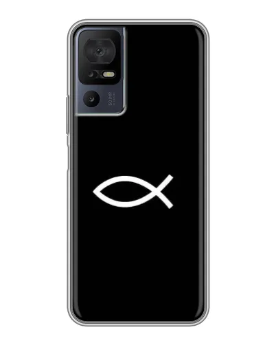 Чехол для ZTE nubia Z80 Ultra с картинкой «Символ рыбы Jesus» Чехол для ZTE nubia Z80 Ultra с картинкой «Символ рыбы Jesus»