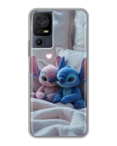 Чехол для ZTE nubia Z80 Ultra с картинкой «Плюшевые Стич Ангел» Чехол для ZTE nubia Z80 Ultra с картинкой «Плюшевые Стич Ангел»
