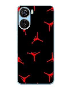 Чохол для ZTE V40 Design з картинкою «Jordan Red Pattern» Чохол для ZTE V40 Design з картинкою «Jordan Red Pattern»