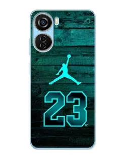 Чохол для ZTE V40 Design з картинкою «Jordan Cyan 23»