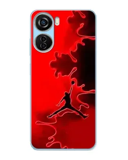 Чохол для ZTE V40 Design з картинкою «Jordan Red Smoke»