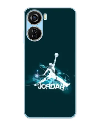 Чохол для ZTE V40 Design з картинкою «Jordan Blue Fire» Чохол для ZTE V40 Design з картинкою «Jordan Blue Fire»