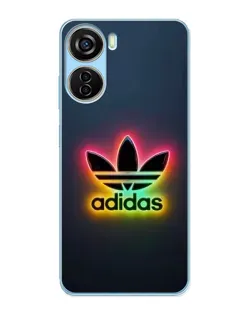Чохол для ZTE V40 Design з картинкою «Неоновий Adidas»