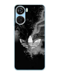 Чохол для ZTE V40 Design з картинкою «Абстрактний дим Adidas»