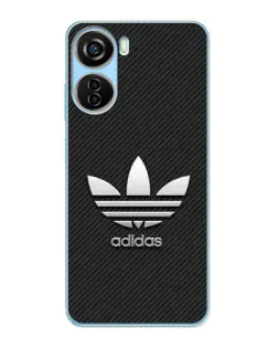 Чохол для ZTE V40 Design з картинкою «Adidas Карбонова текстура»