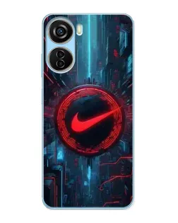 Чехол для ZTE V40 Design с картинкой «Техногенный стиль Nike» Чехол для ZTE V40 Design с картинкой «Техногенный стиль Nike»