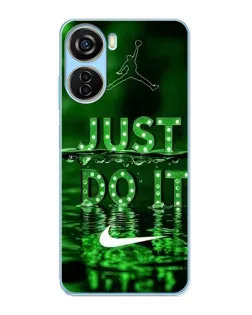Чехол для ZTE V40 Design с картинкой «Зеленый неоновый Nike» Чехол для ZTE V40 Design с картинкой «Зеленый неоновый Nike»