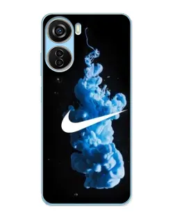 Чехол для ZTE V40 Design с картинкой «Nike и синий дым» Чехол для ZTE V40 Design с картинкой «Nike и синий дым»
