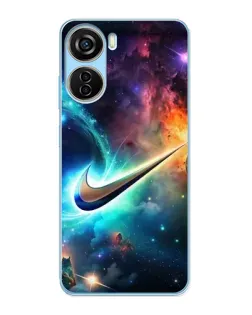 Чехол для ZTE V40 Design с картинкой «Космический Nike Swoosh» Чехол для ZTE V40 Design с картинкой «Космический Nike Swoosh»