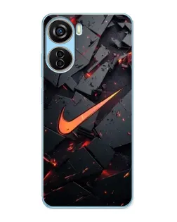 Чехол для ZTE V40 Design с картинкой «Nike — эффект разломов» Чехол для ZTE V40 Design с картинкой «Nike — эффект разломов»