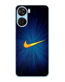 Чехол для ZTE V40 Design с картинкой «Синий пульс Nike» Чехол для ZTE V40 Design с картинкой «Синий пульс Nike»