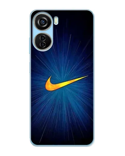 Чехол для ZTE V40 Design с картинкой «Синий пульс Nike» Чехол для ZTE V40 Design с картинкой «Синий пульс Nike»