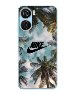 Чехол для ZTE V40 Design с картинкой «Тропический принт Nike» Чехол для ZTE V40 Design с картинкой «Тропический принт Nike»