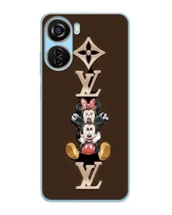 Чехол для ZTE V40 Design с картинкой «LV и Микки Маус» Чехол для ZTE V40 Design с картинкой «LV и Микки Маус»