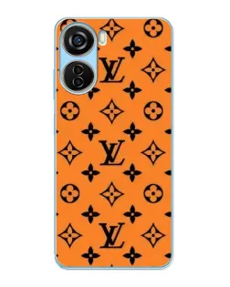 Чехол для ZTE V40 Design с картинкой «Оранжевый стиль LV» Чехол для ZTE V40 Design с картинкой «Оранжевый стиль LV»