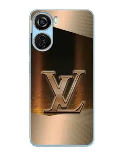Чехол для ZTE V40 Design с картинкой «LV — золотое сияние» Чехол для ZTE V40 Design с картинкой «LV — золотое сияние»