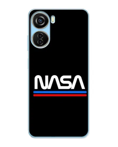 Чохол для ZTE V40 Design з картинкою «NASA — класика Red Blue»