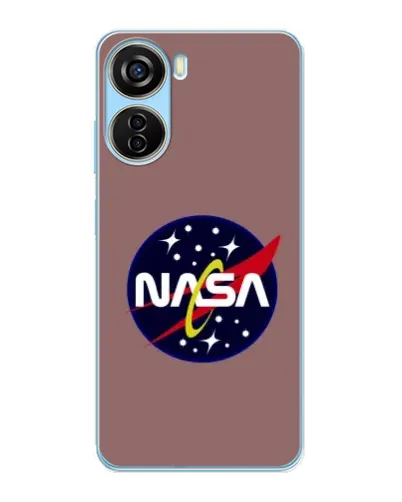 Чохол для ZTE V40 Design з картинкою «NASA — ретро космос»