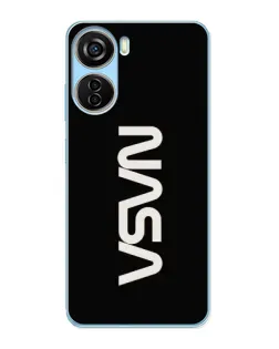 Чехол для ZTE V40 Design с картинкой «NASA — вертикальный логотип» Чехол для ZTE V40 Design с картинкой «NASA — вертикальный логотип»