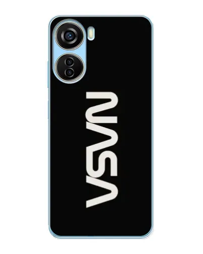Чохол для ZTE V40 Design з картинкою «NASA — вертикальний логотип»