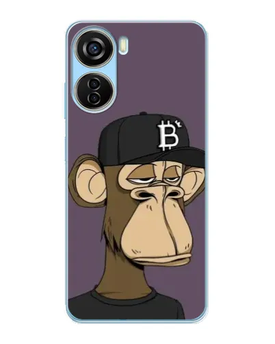 Чохол для ZTE V40 Design з картинкою «Bored Ape в кепці» Чохол для ZTE V40 Design з картинкою «Bored Ape в кепці»