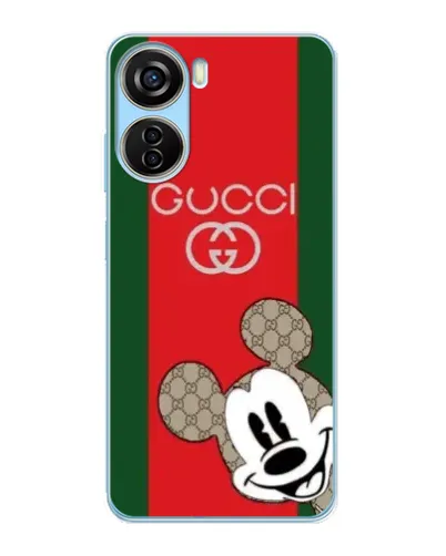 Чохол для ZTE V40 Design з картинкою «Gucci — смуги та Міккі»
