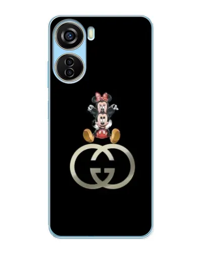 Чохол для ZTE V40 Design з картинкою «Мінні Маус на лого»