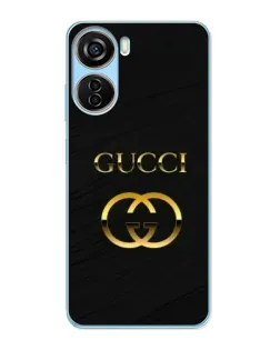Чохол для ZTE V40 Design з картинкою «Золотий логотип Gucci»