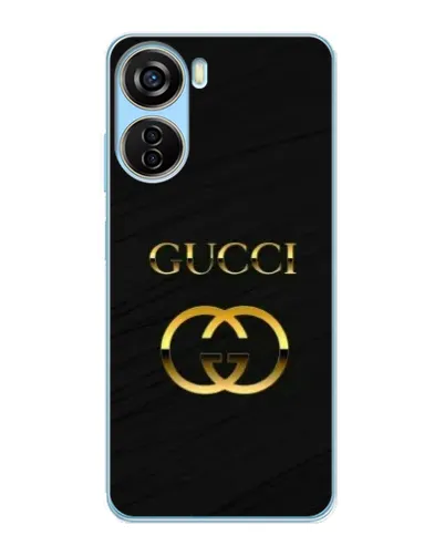 Чохол для ZTE V40 Design з картинкою «Золотий логотип Gucci»