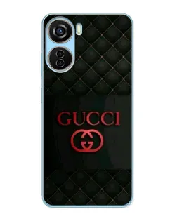 Чохол для ZTE V40 Design з картинкою «Gucci — стьобаний чорний»