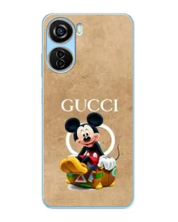 Чохол для ZTE V40 Design з картинкою «Міккі Маус Gucci — крафт»