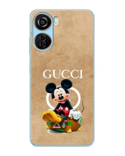 Чохол для ZTE V40 Design з картинкою «Міккі Маус Gucci — крафт»