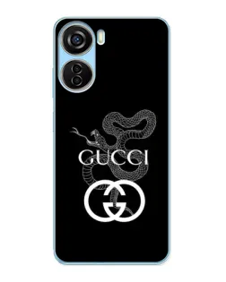 Чохол для ZTE V40 Design з картинкою «Gucci — срібна змія»