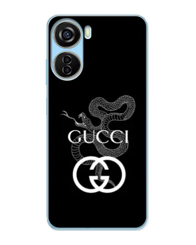 Чохол для ZTE V40 Design з картинкою «Gucci — срібна змія»