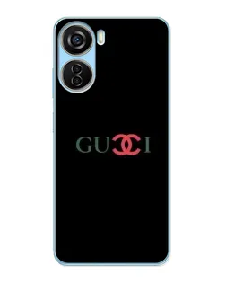 Чохол для ZTE V40 Design з картинкою «Gucci — червоний градієнт»
