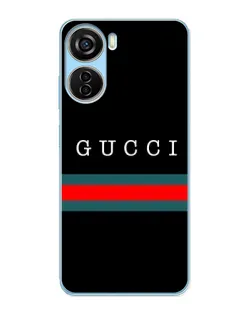 Чохол для ZTE V40 Design з картинкою «Gucci — червоний пояс»