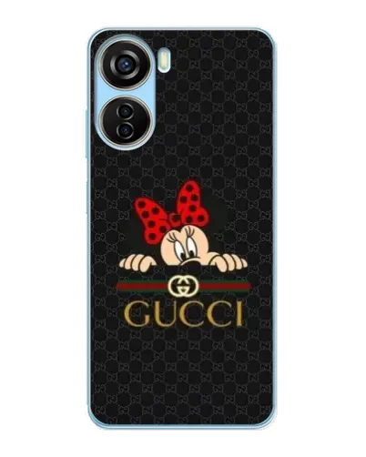 Чохол для ZTE V40 Design з картинкою «Мінні Маус Gucci — чорний»