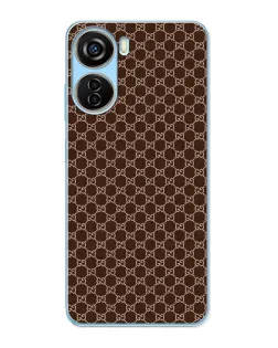 Чохол для ZTE V40 Design з картинкою «Gucci — шоколадна сітка»