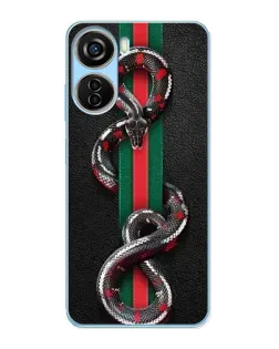 Чохол для ZTE V40 Design з картинкою «Gucci — змія на смузі»