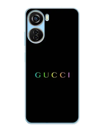 Чехол для ZTE V40 Design с картинкой «Gucci — неоновый минимализм» Чехол для ZTE V40 Design с картинкой «Gucci — неоновый минимализм»