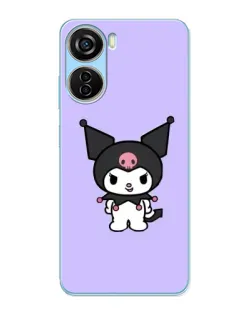 Чехол для ZTE V40 Design с картинкой «Kuromi — нежный фиолетовый» Чехол для ZTE V40 Design с картинкой «Kuromi — нежный фиолетовый»