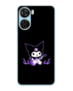 Чехол для ZTE V40 Design с картинкой «Электрическая Kuromi» Чехол для ZTE V40 Design с картинкой «Электрическая Kuromi»