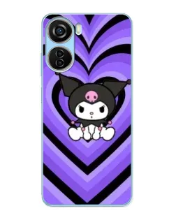 Чехол для ZTE V40 Design с картинкой «Kuromi и фиолетовые сердца» Чехол для ZTE V40 Design с картинкой «Kuromi и фиолетовые сердца»