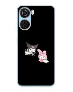 Чехол для ZTE V40 Design с картинкой «My Melody и Kuromi» Чехол для ZTE V40 Design с картинкой «My Melody и Kuromi»