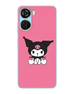 Чехол для ZTE V40 Design с картинкой «Хмурая Kuromi» Чехол для ZTE V40 Design с картинкой «Хмурая Kuromi»