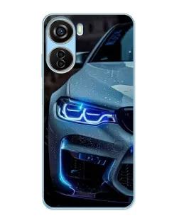 Чехол для ZTE V40 Design с картинкой «Взгляд BMW с синими фарами» Чехол для ZTE V40 Design с картинкой «Взгляд BMW с синими фарами»