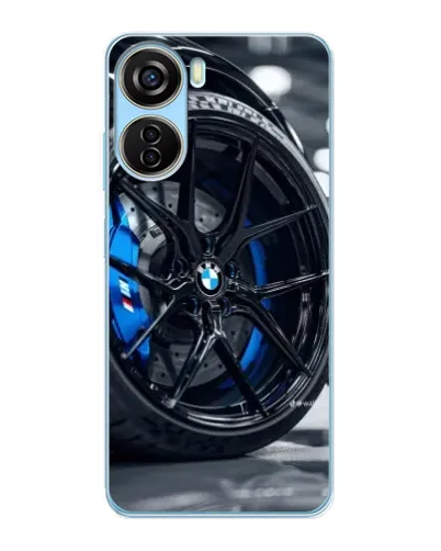 Чехол для ZTE V40 Design с картинкой «Колесо BMW вблизи»