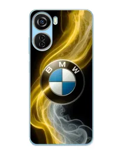 Чехол для ZTE V40 Design с картинкой «Золотистый дым BMW» Чехол для ZTE V40 Design с картинкой «Золотистый дым BMW»