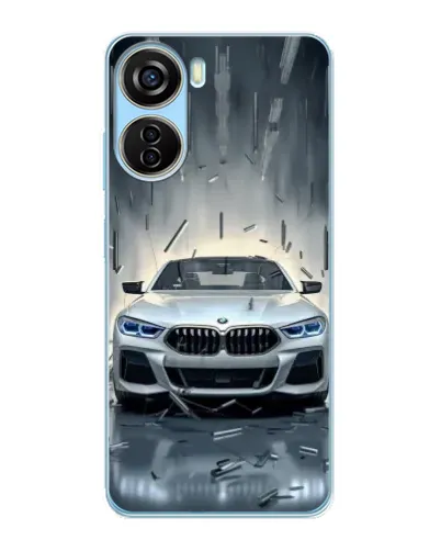 Чехол для ZTE V40 Design с картинкой «BMW в свете фар»